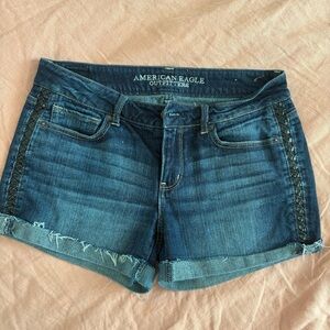 American Eagle Outfitters Dark Blue Jean Shorts